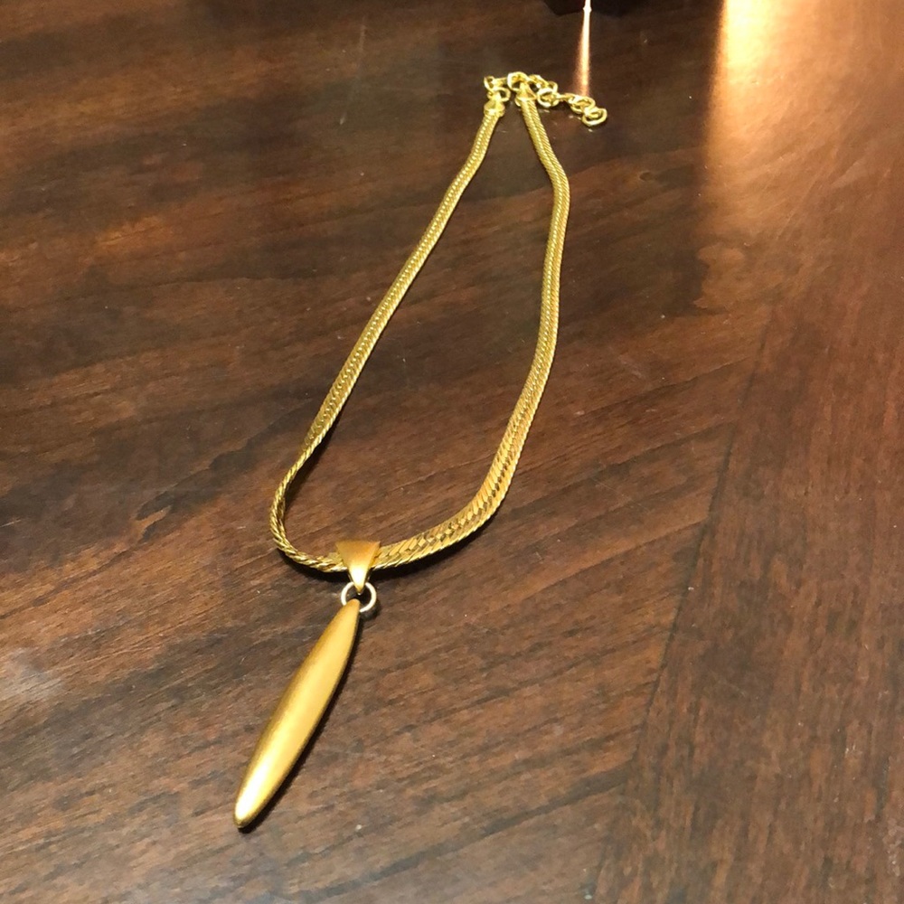 Gold Necklace with Pendant